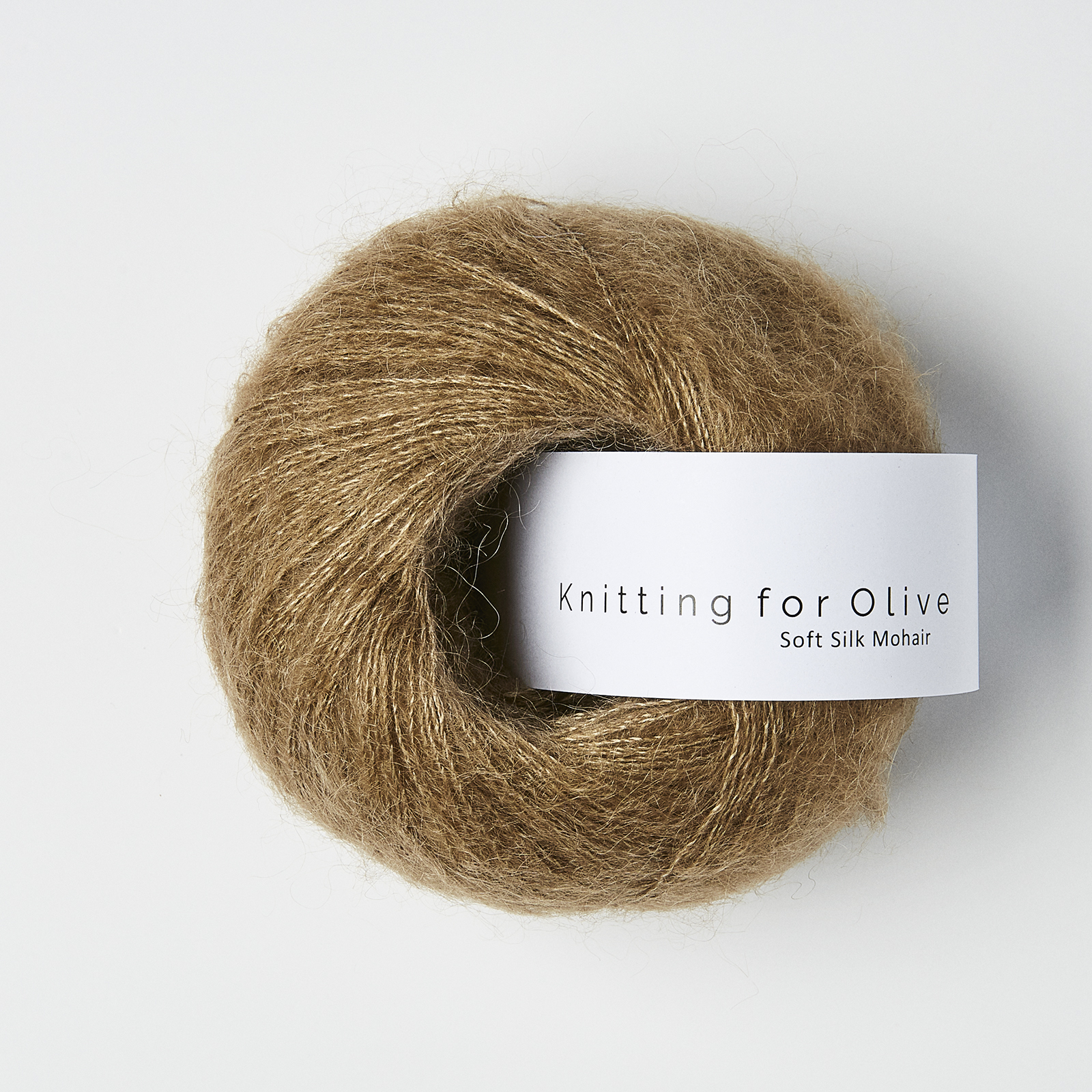 KNITTING FOR OLIVE Soft Silk Mohair Farbe nut brown