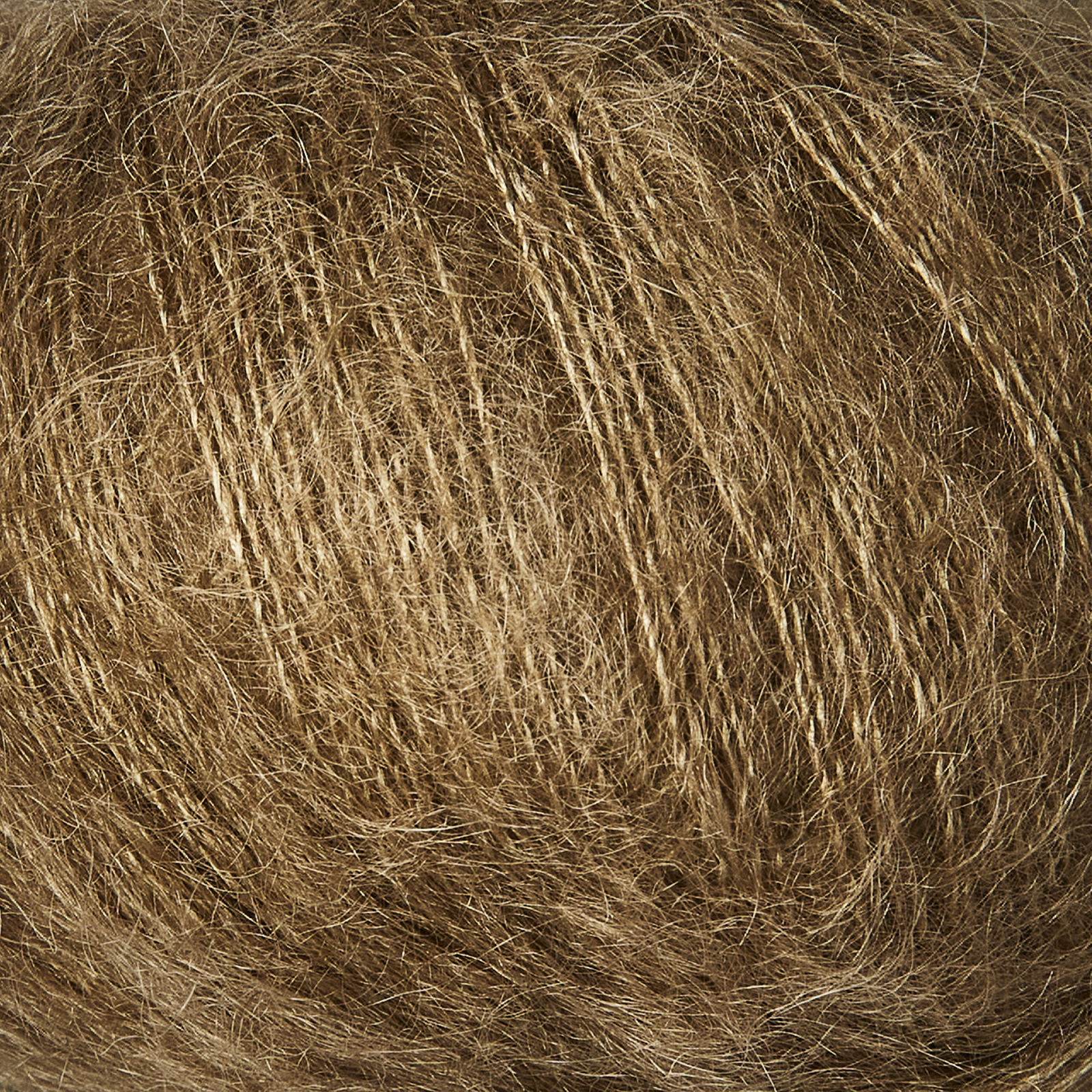 KNITTING FOR OLIVE Soft Silk Mohair Farbe nut brown