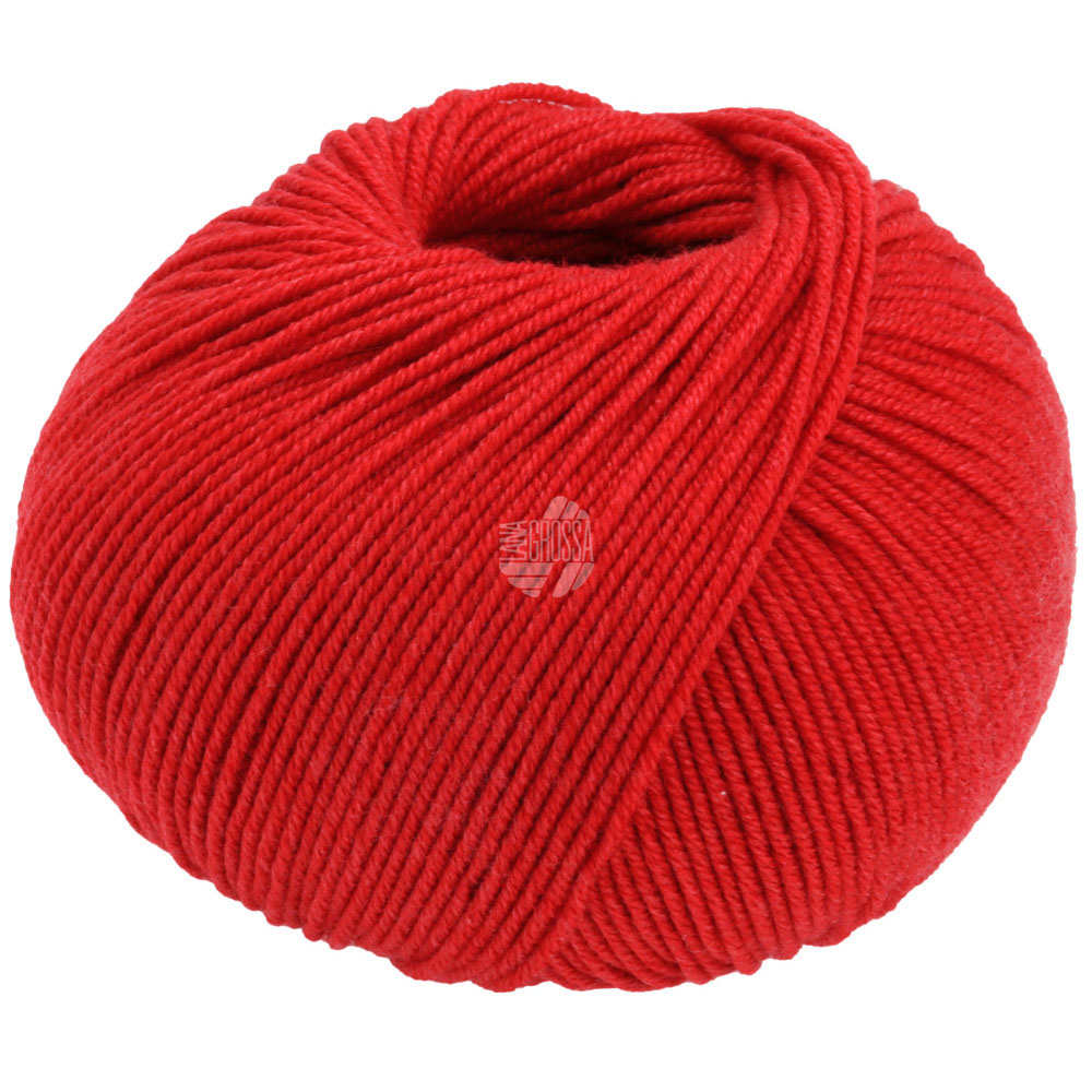 LANA GROSSA Cool Wool Seta Farbe 9 rot