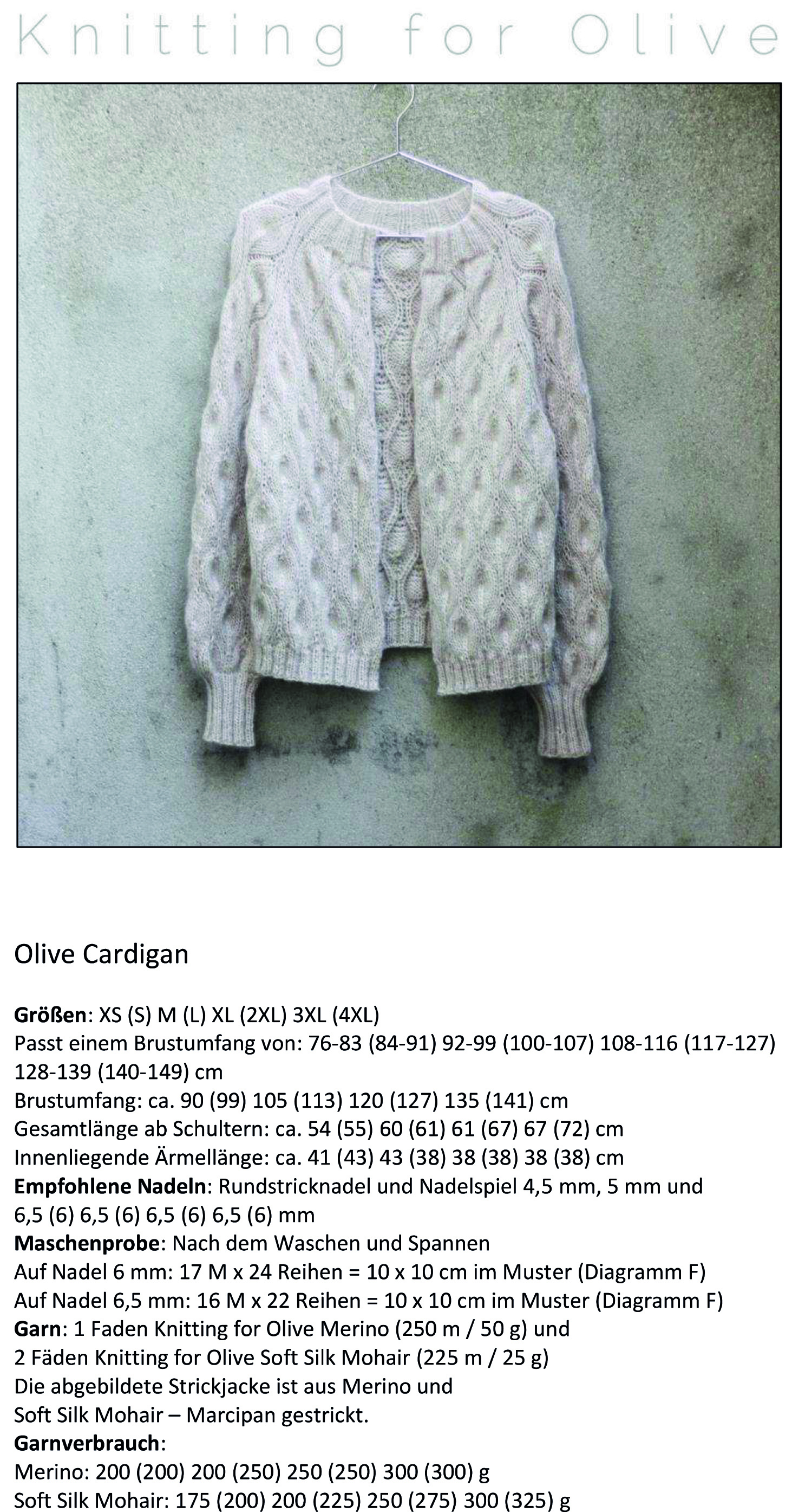 Knitting for Olive ANLEITUNGEN