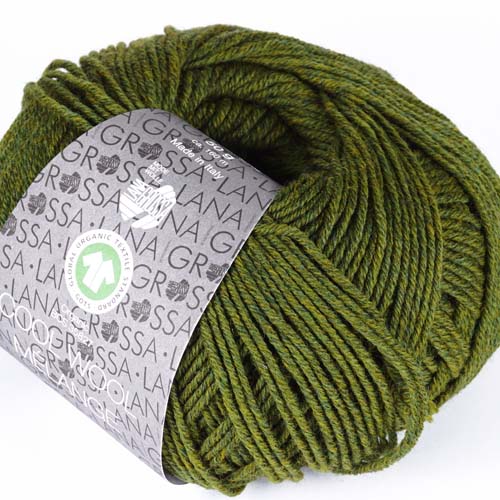 LANA GROSSA Cool Wool GOTS Farbe 	 113 oliv meliert 