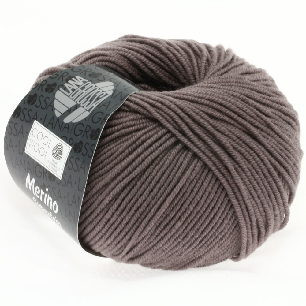LANA GROSSA Cool Wool (501-580) Farbe 558 graubraun 