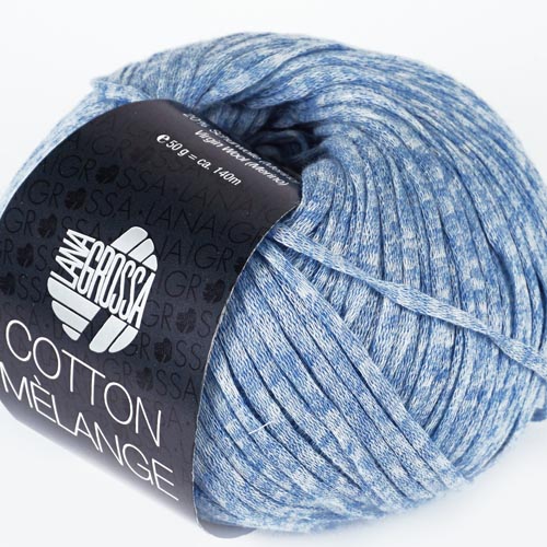 LANA GROSSA Cotton Mélange 50g Farbe  2 jeans 
